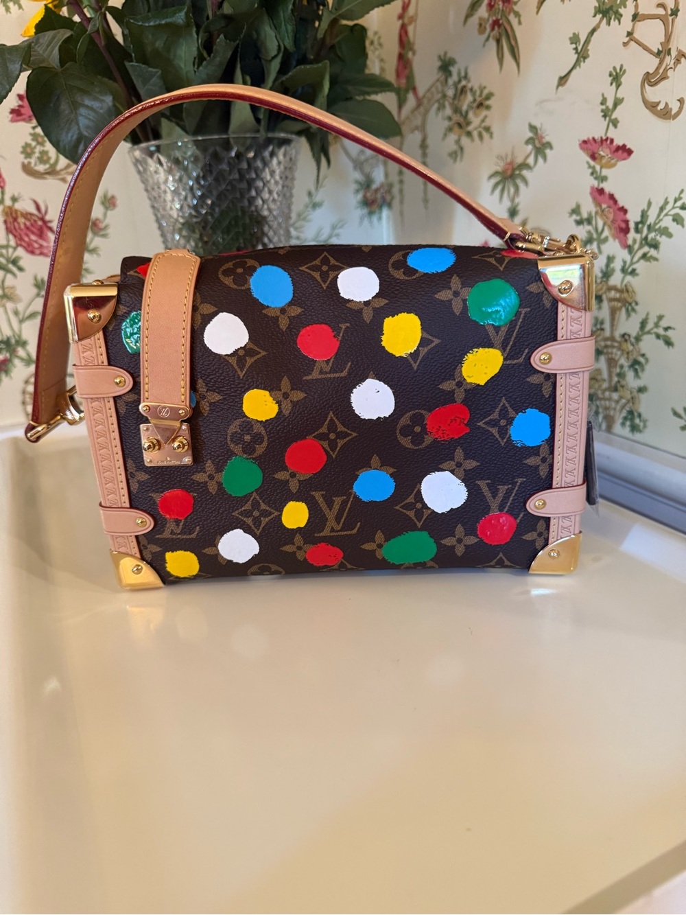 Louis Vuitton x Yayoi Kusama 2023 LV x YK Monogram 3D Painted Dots Side Trunk